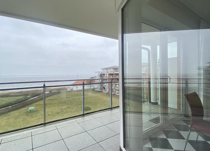 Strand-Palais Haus 3, Ferienwohnung 18 inkl. Strandkorb u. Meerblick