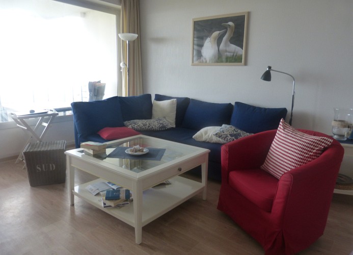 Nautilus, Ferienwohnung 13 inkl Strandkorb