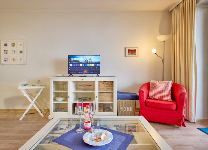 Nautilus, Ferienwohnung 13 inkl Strandkorb und Meerblick