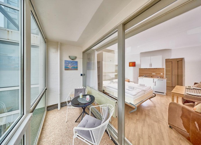Seehütte Ferienwohnung 104 mit Meerblick