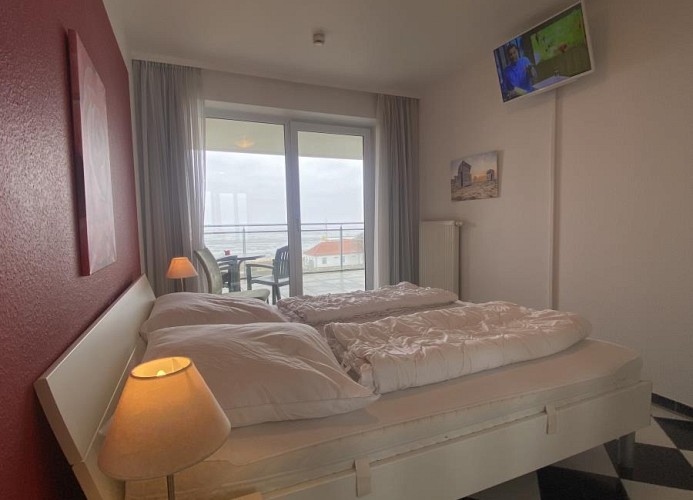 Strand-Palais Haus 3, Ferienwohnung 18 inkl. Strandkorb u. Meerblick