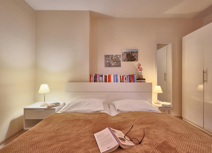 Nautilus, Ferienwohnung 13 inkl Strandkorb und Meerblick