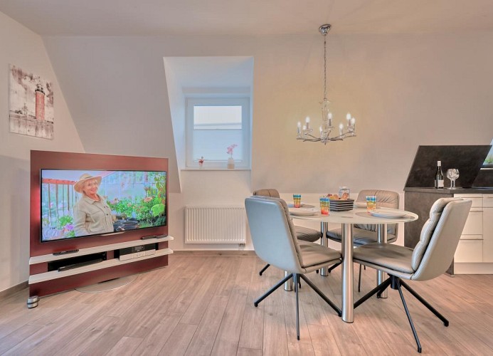 Düne 1, Ferienwohnung 12 inkl. Strandkorb und Meerblick