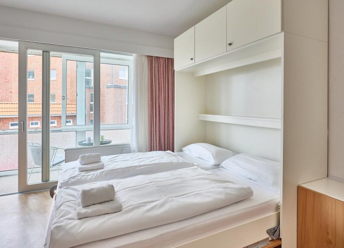 Seehütte Ferienwohnung 104 mit Meerblick
