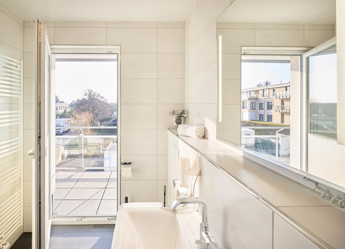 Düne 1, Ferienwohnung 12 inkl. Strandkorb und Meerblick