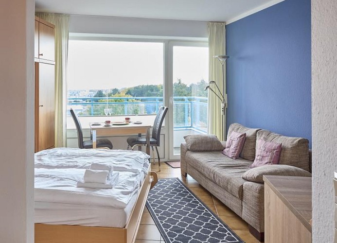 Seehütte Ferienwohnung 6,30 mit Meerblick