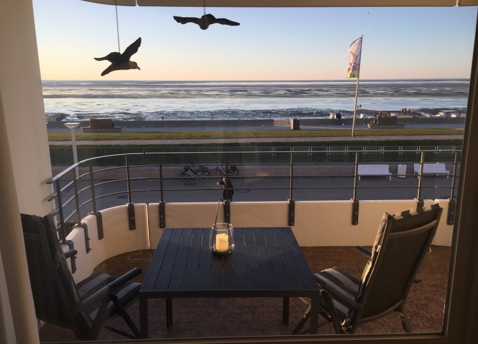 Nautilus, Ferienwohnung 12 inkl Strandkorb