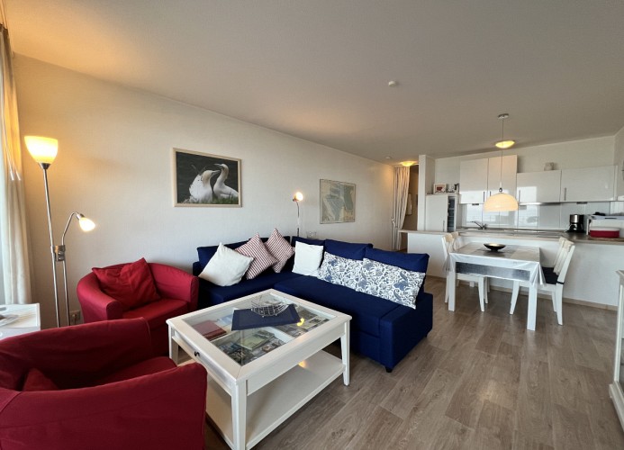 Nautilus, Ferienwohnung 13 inkl Strandkorb