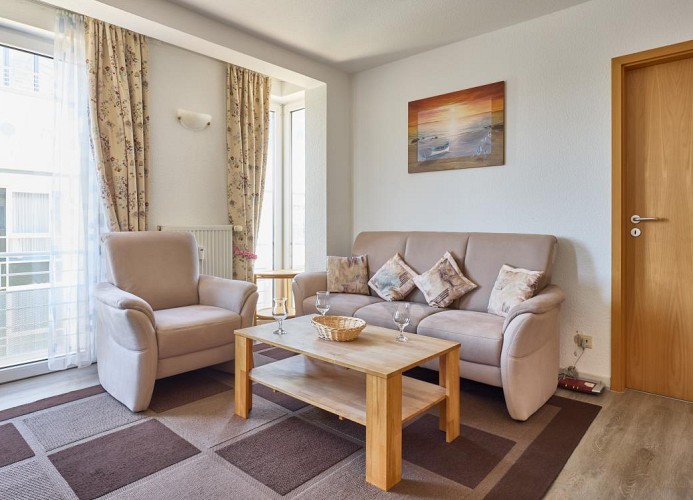 Duhner Düne Ferienwohnung 11 mit Teil-Meerblick