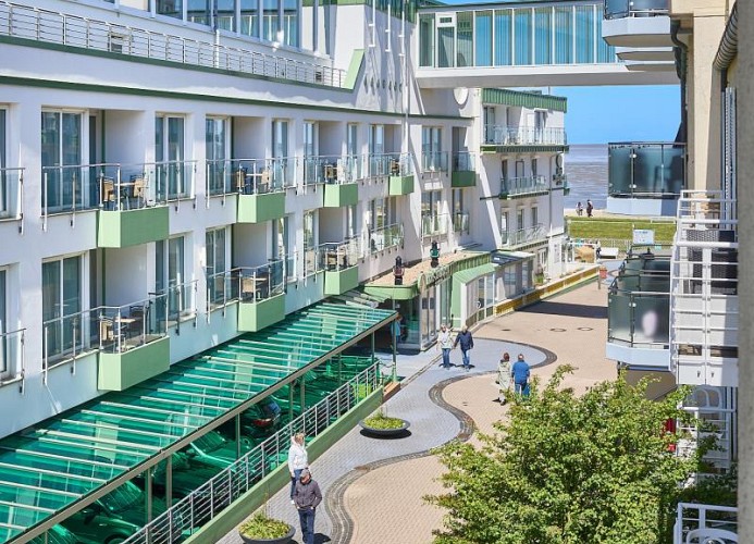 Duhner Düne Ferienwohnung 11 mit Teil-Meerblick