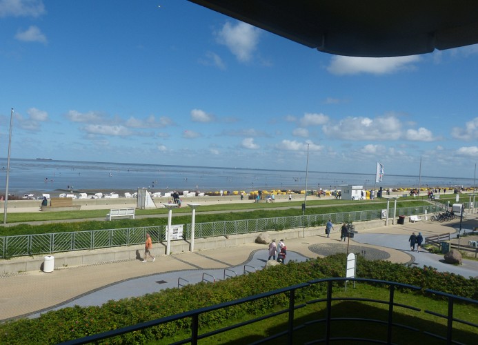 Nautilus, Ferienwohnung 13 inkl Strandkorb