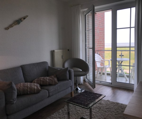 Nordseedüne, Ferienwohnung 5 inkl. Strandkorb u. Meerblick