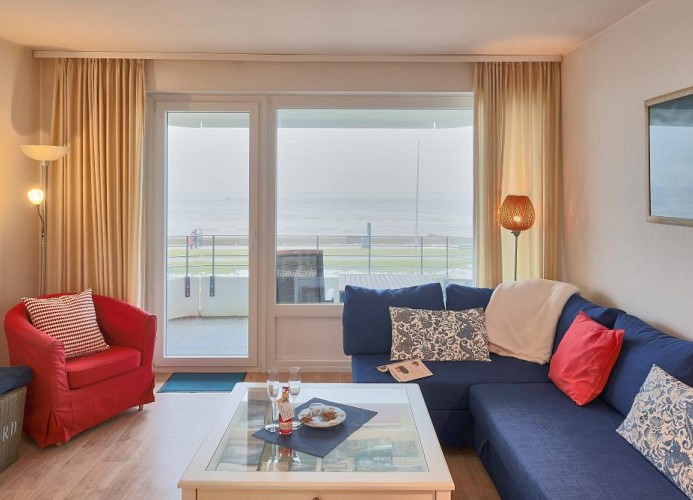 Nautilus, Ferienwohnung 13 inkl Strandkorb und Meerblick