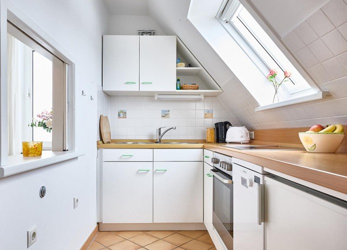 Villa Sonnenschein am Meer, Ferienwohnung 4 mit 2 Balkonen und Meerblick