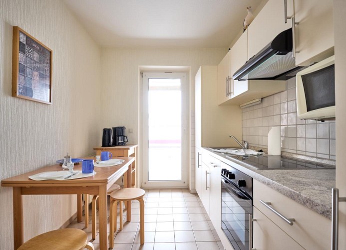 Haus Düne, Ferienwohnung 21 mit Meerblick
