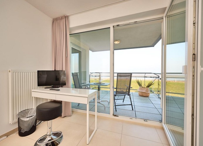 Düne 1, Ferienwohnung 11 mit Meerblick