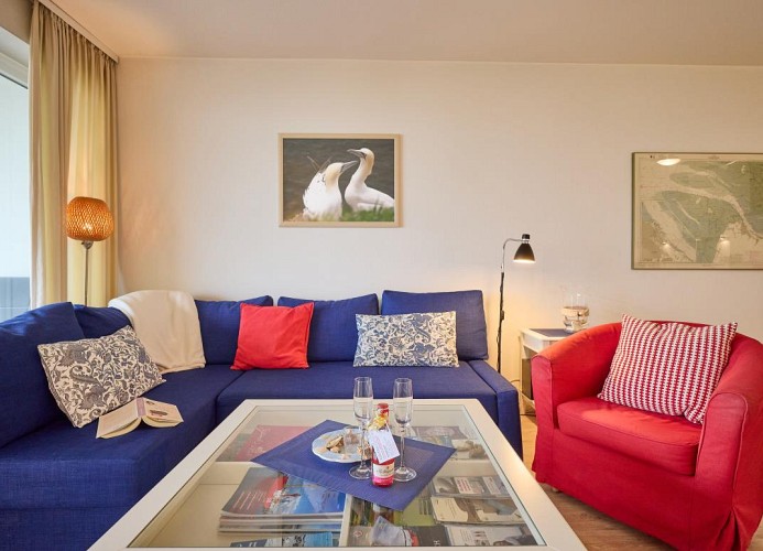 Nautilus, Ferienwohnung 13 inkl Strandkorb und Meerblick