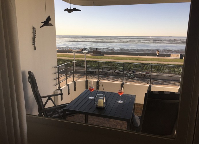 Nautilus, Ferienwohnung 12 inkl Strandkorb