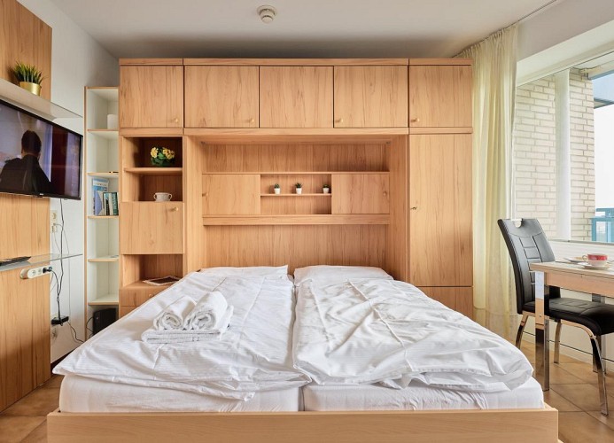 Seehütte Ferienwohnung 6,30 mit Meerblick